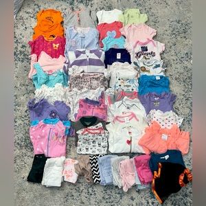 Lot of baby girl clothes 3/6 months